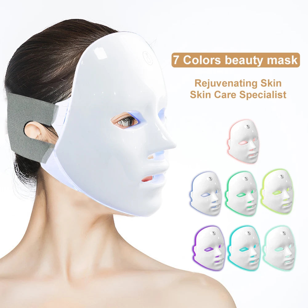 Máscara Facial de LED Multifunções