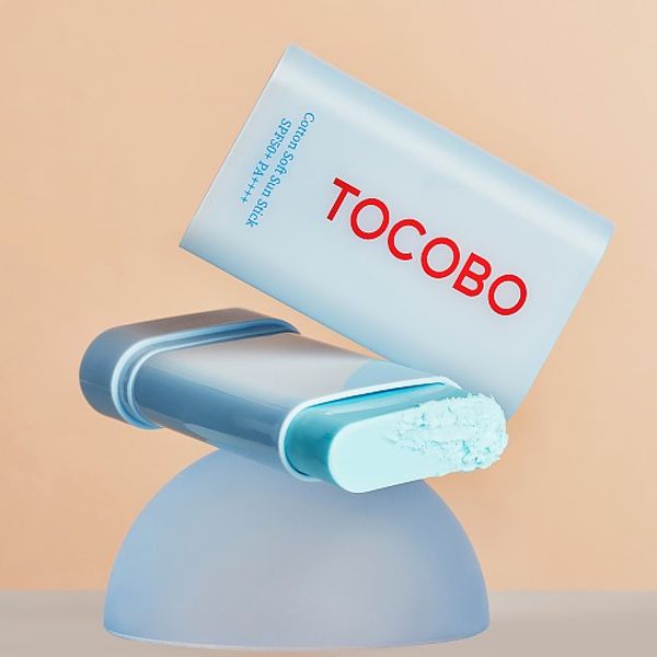 Protetor solar em bastão Tocobo Cotton Soft Sun Stick SPF50+ PA++++