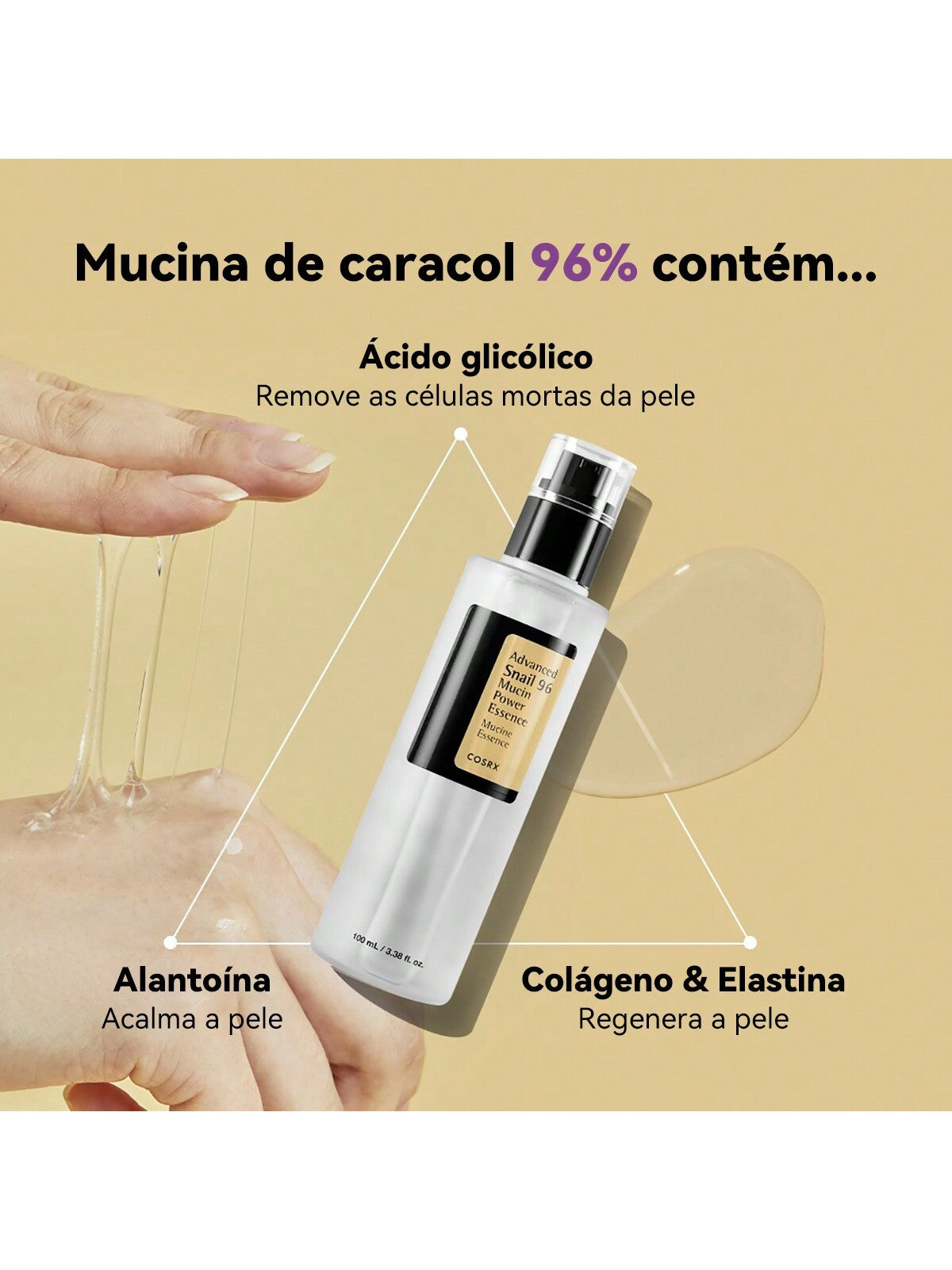 Essência Power Essence Cosrx Advanced Snail 96 Mucin 100ml