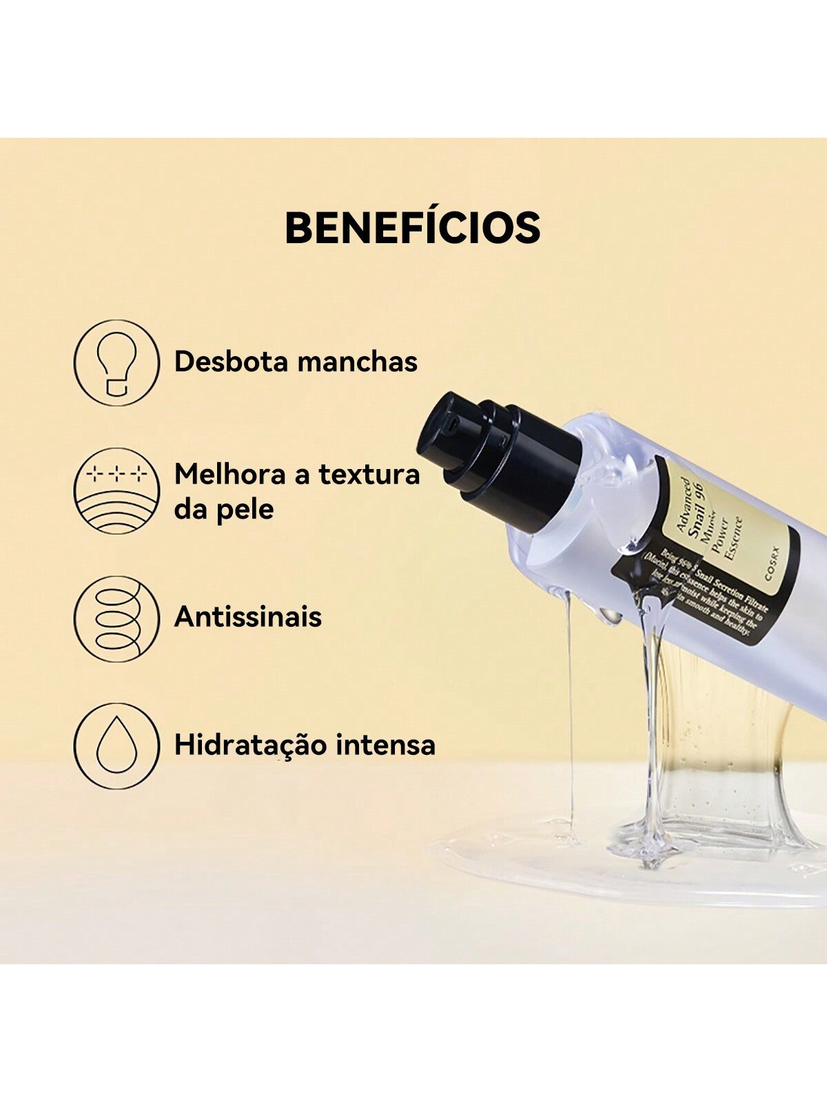 Essência Power Essence Cosrx Advanced Snail 96 Mucin 100ml