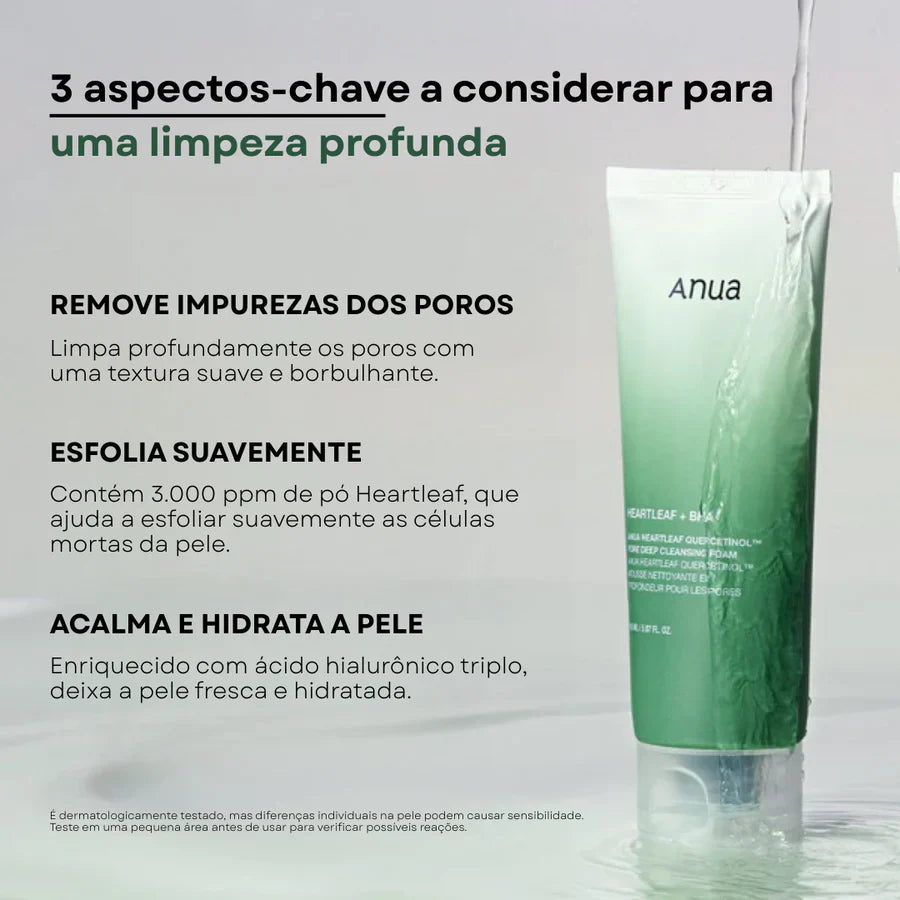ANUA - Heartleaf Quercetinol Pore Deep Cleansing Foam 150ml