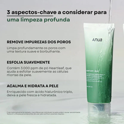ANUA - Heartleaf Quercetinol Pore Deep Cleansing Foam 150ml