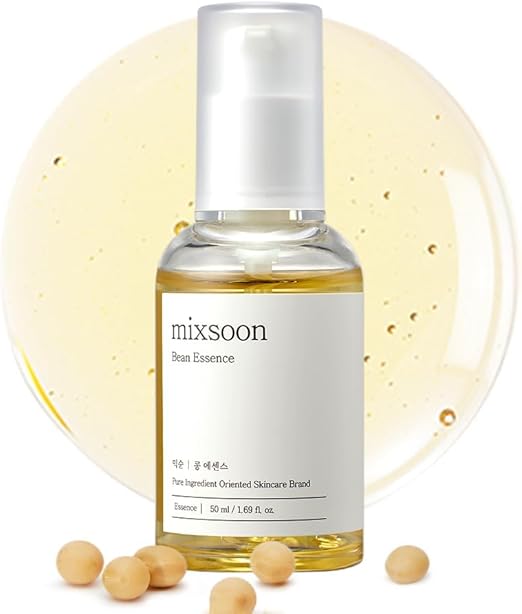 Mixsoon Bean Essence (50ml) - Essência Coreana Vegana para uma Pele de Vidro