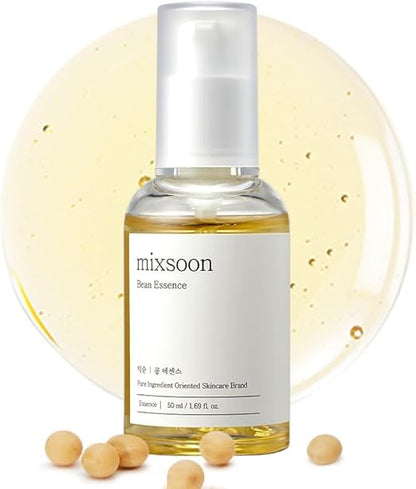 Mixsoon Bean Essence (50ml) - Essência Coreana Vegana para uma Pele de Vidro