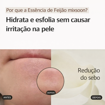 Mixsoon Bean Essence (50ml) - Essência Coreana Vegana para uma Pele de Vidro