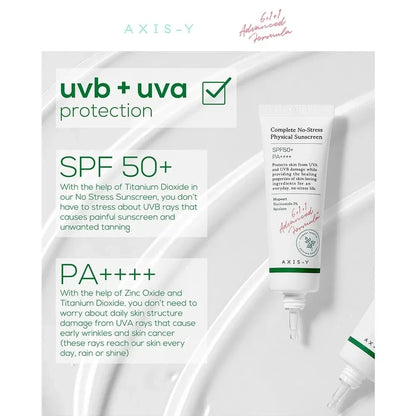 AXIS-Y Protetor Solar Facial Clareador FPS50+ PA++++