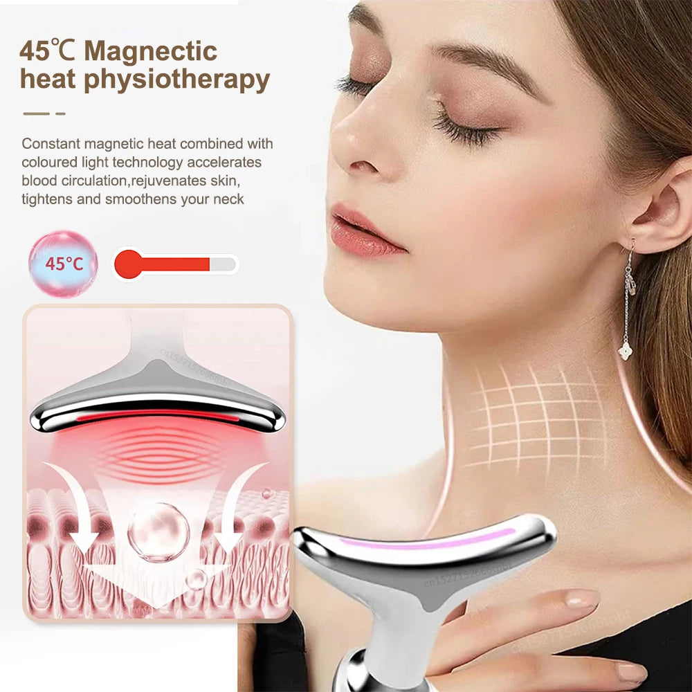 Massageador Facial EMS Microcorrente – Levante e Reafirme Sua Pele!