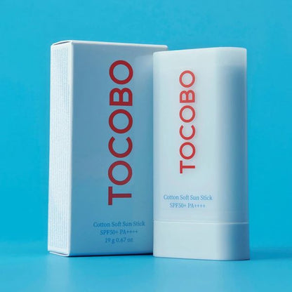 Protetor solar em bastão Tocobo Cotton Soft Sun Stick SPF50+ PA++++
